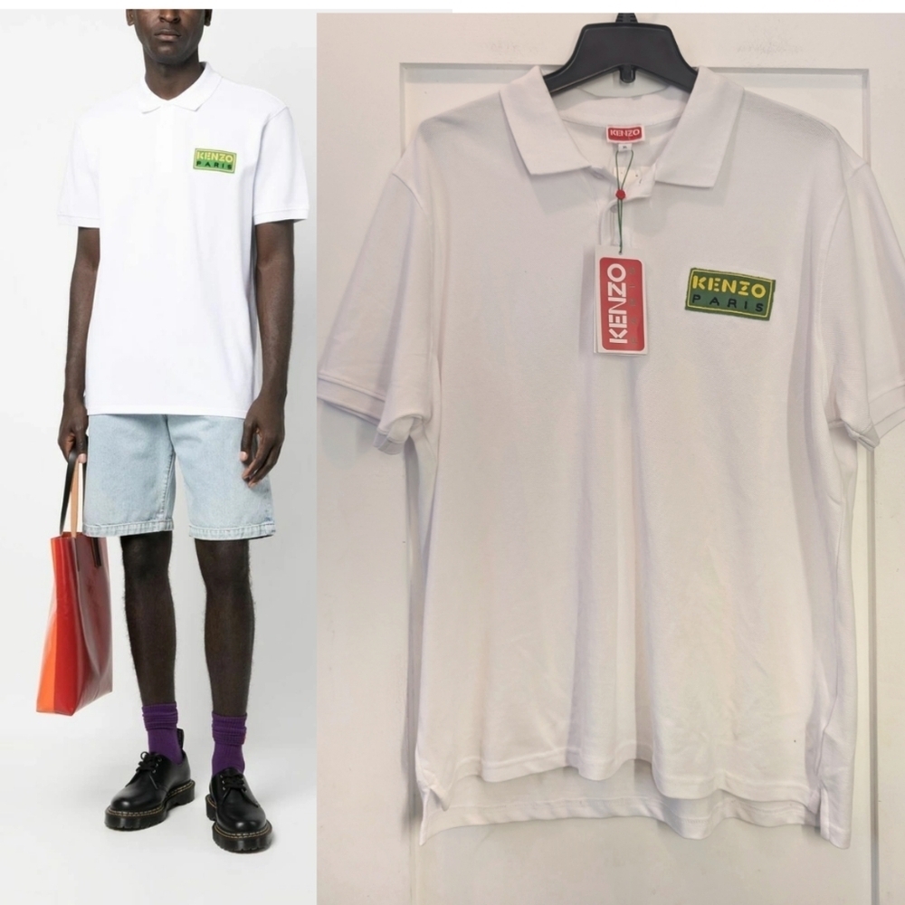 NWT KENZO Paris | Classic Polo Shirt In White